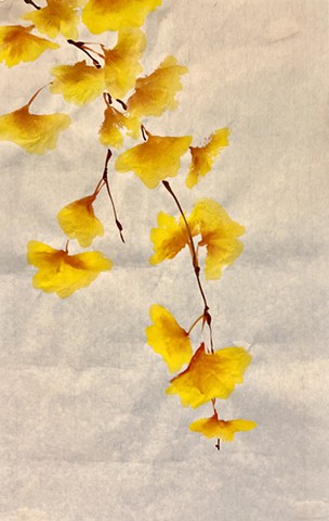 Chinese Painting Workshops: Fall Gingko Leaves