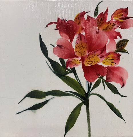 Chinese Painting Workshop: Alstroemeria