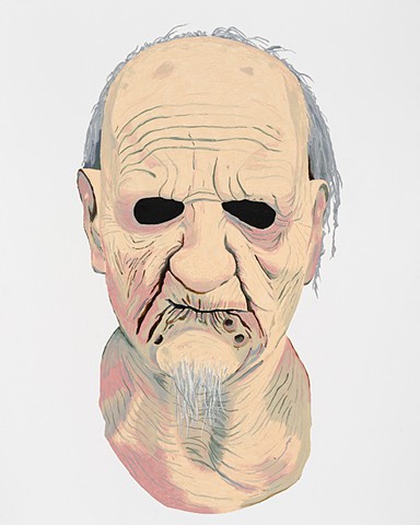 halloween.express.official Ad (The Texas Chainsaw Massacre Grandpa Mask)