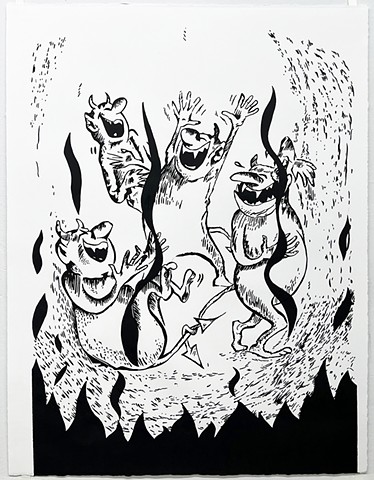 Chick Tract Drawing #4 (Somebody Goofed)
