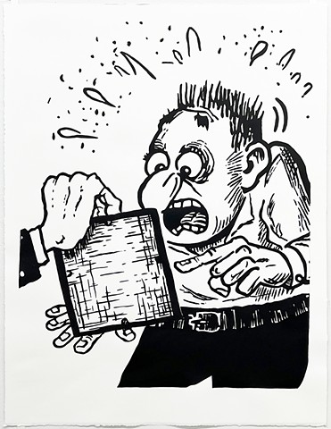 Chick Tract Drawing #9 (That's Baphomet?)