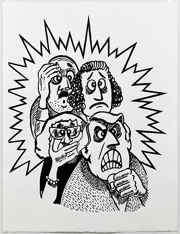 Chick Tract Drawing #8 (He Never Told Us!)