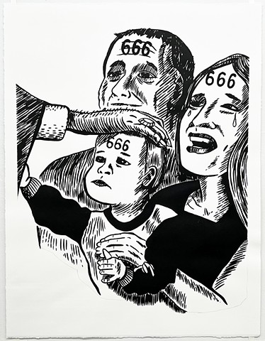Chick Tract Drawing #10 (The Beast)