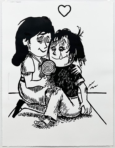 Chick Tract Drawing #7 (Best Friend)