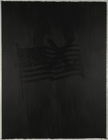 Untitled (US Flag/X)
