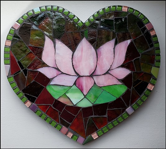 Pink Lotus Heart (SOLD)