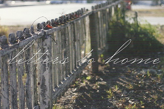 Letters to Home-April 2012