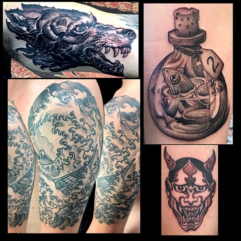 Black and grey tattoos 