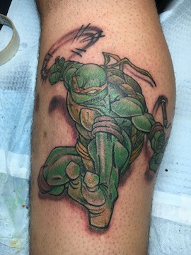 Teenage Mutant Ninja Turtle tattoo