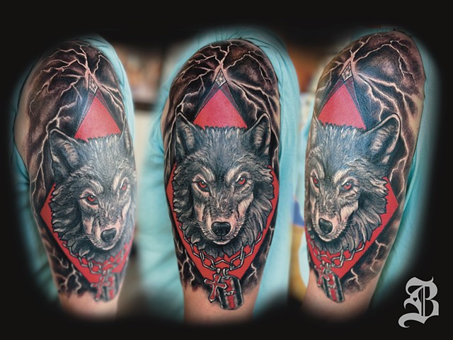 Wolf tattoo