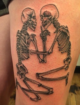 Skeletons tattoo