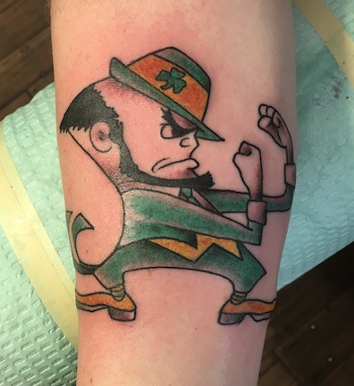 Fighting Irish tattoo