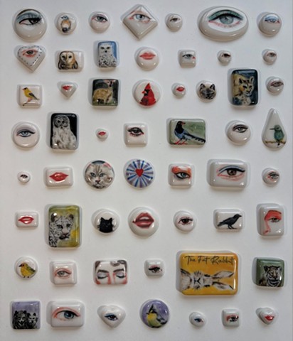 Porcelain Cabochons 
