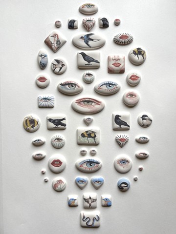 Porcelain Cabochons 