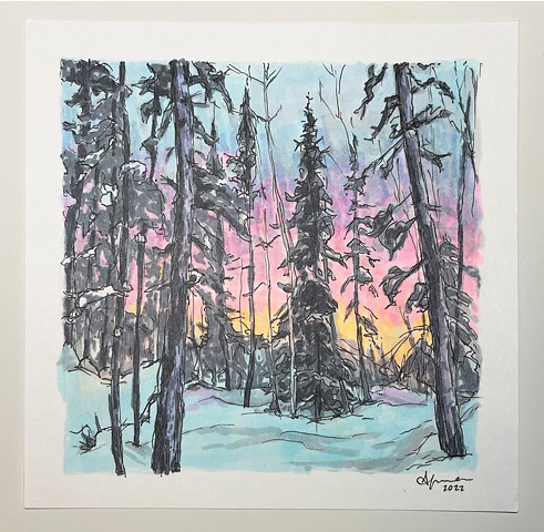 Pink Woods