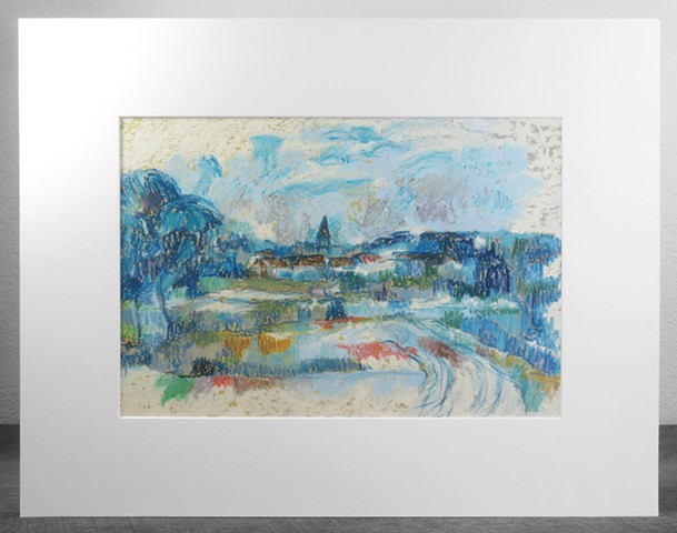 After Cezanne - French Landscape