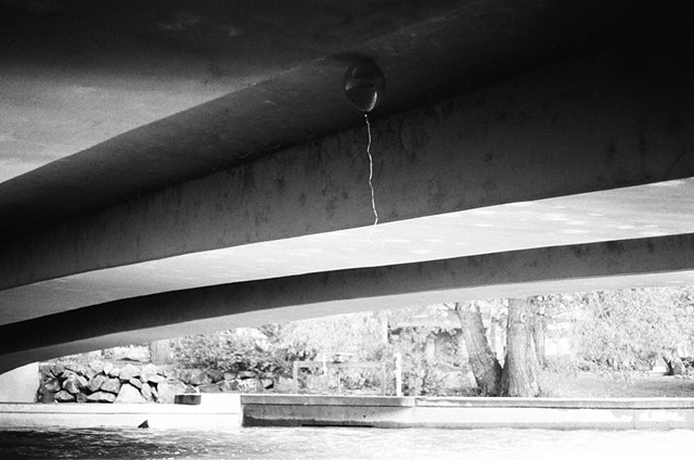 Balloon Under a Bridge