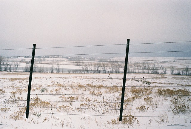 Fence and Snow