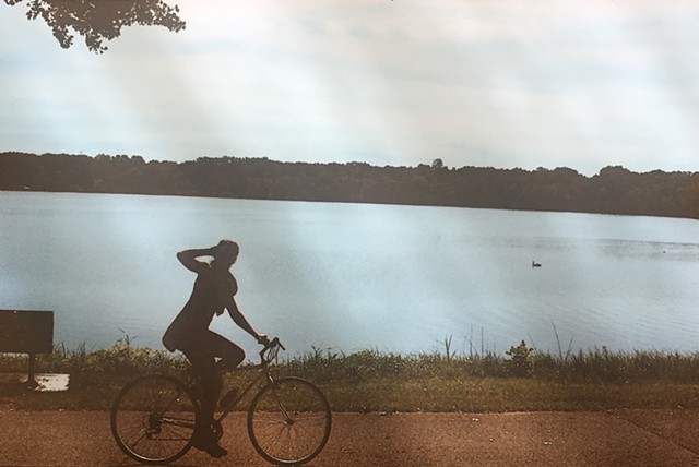 Riding Bicycles in the Park