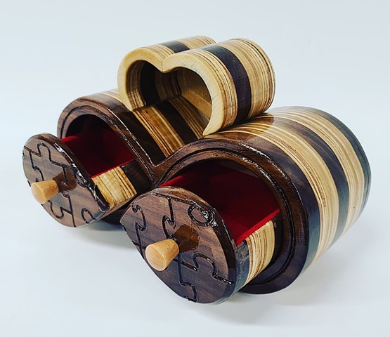 Two Drawer Bandsaw Box