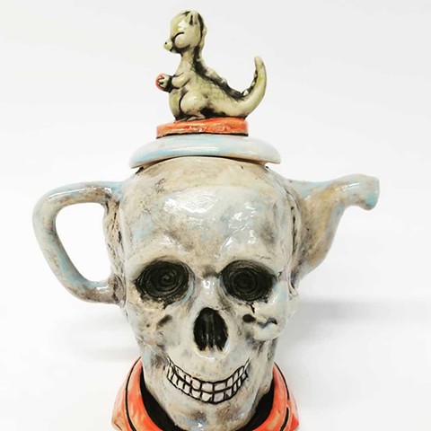 Skull Tea Pot
