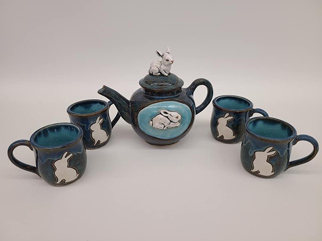 Rabbit Tea Set