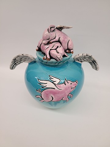 When Pigs Fly Urn