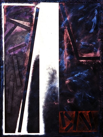 Stable Chaos. 1992. 48in. x 64in. Oil and acrylic on board.