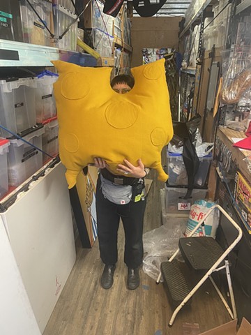 Giant Cheese pillow for Good Burger 2