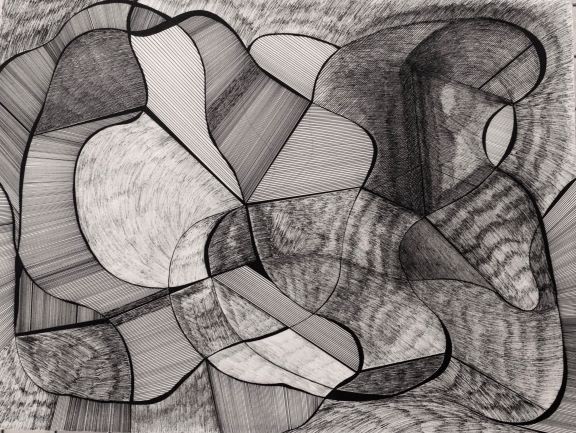 Abstract Drawing on Paper