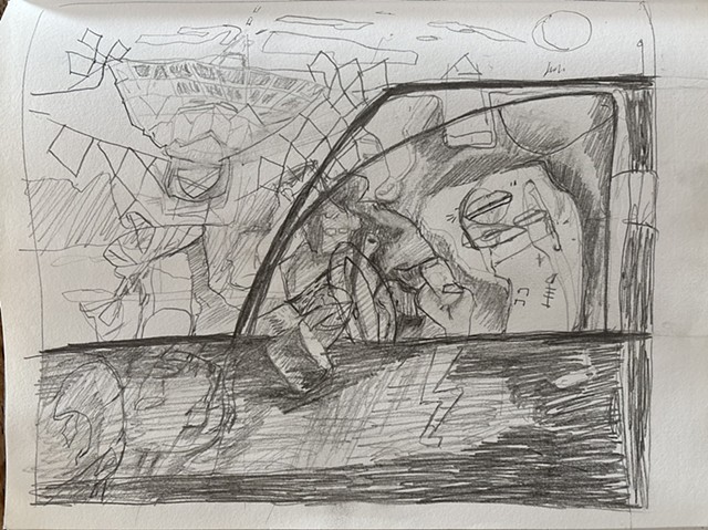 Driving and not paying attention next to worlds largest array 