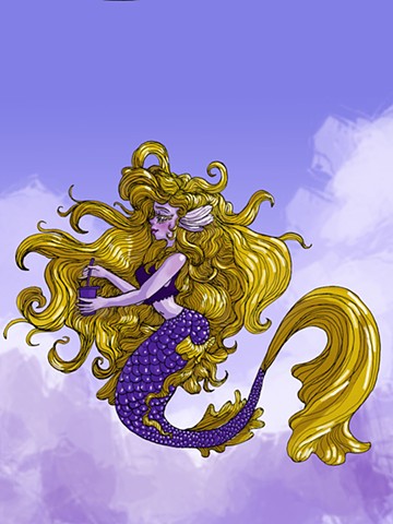 Lavender Lemonade Mermaid