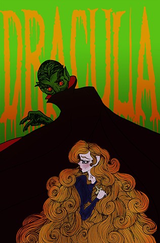 Dracula and Mina Harker - Green Version