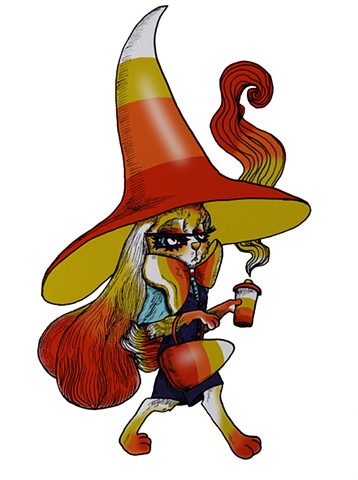 Candy Corn Lop Wizard