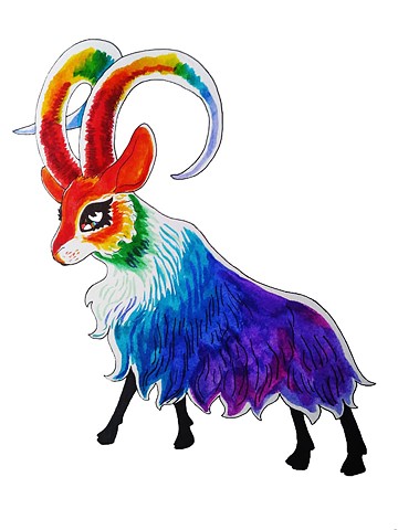 Rainbow Goat