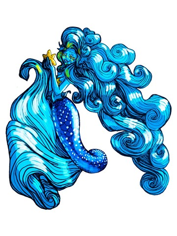 Starry Night Mermaid