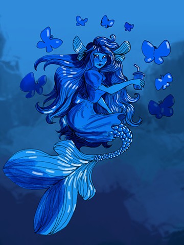 Butterfly Tea Mermaid