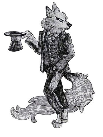1910s Gentleman Wolf