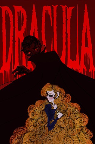 Dracula and Mina Harker - Red Version