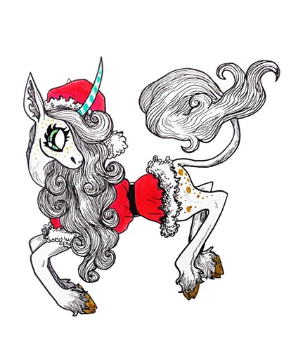 December - Christmas Unicorn