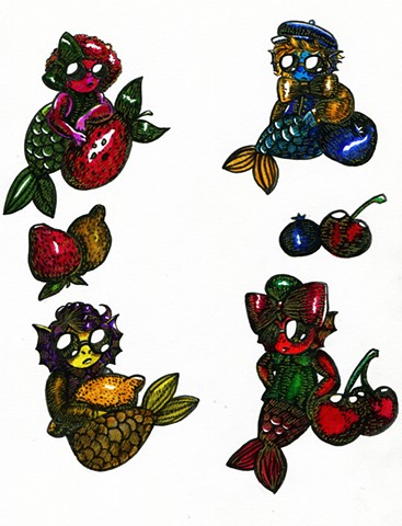 Fruit Merbabies