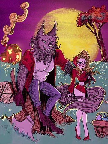 Red and Her Lumberjack Werewolf Boyfriend