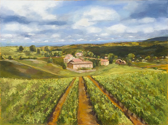 Vineyards in Theize 