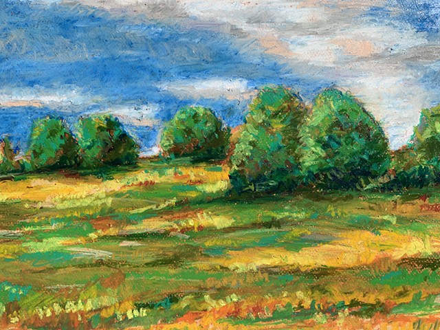 French landscape sketch