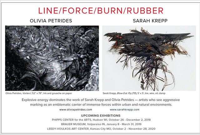 Sarah Krepp and Olivia Petrides - Line/ Force/ Burn/ Rubber