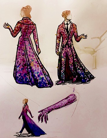 Sketch Designed for my wedding outfit 
