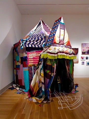 Zim Zall-A-bim, First Tent for The Senior Art Exhibit at PAFA PA.