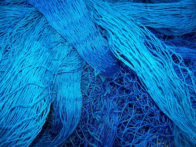 Blue Fishnet, Alicante, Spain 2007, Carol Procter photographs.