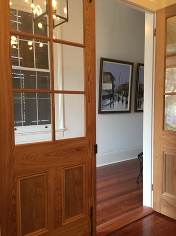 French Doors, sinker cypress