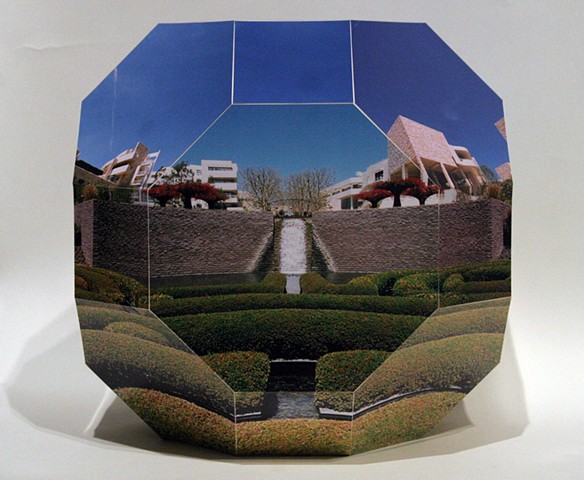 Mapping Perspective #52: Robert Irwin Sculpture Garden, The Getty, Los Angeles, CA